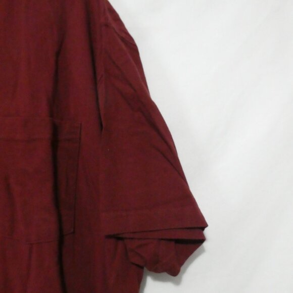 BACK COUNTRY CLOTHING CO. | 2XT | Classic Burgundy Short Sleeve Cotton T-Shirt - Picture 5 of 12
